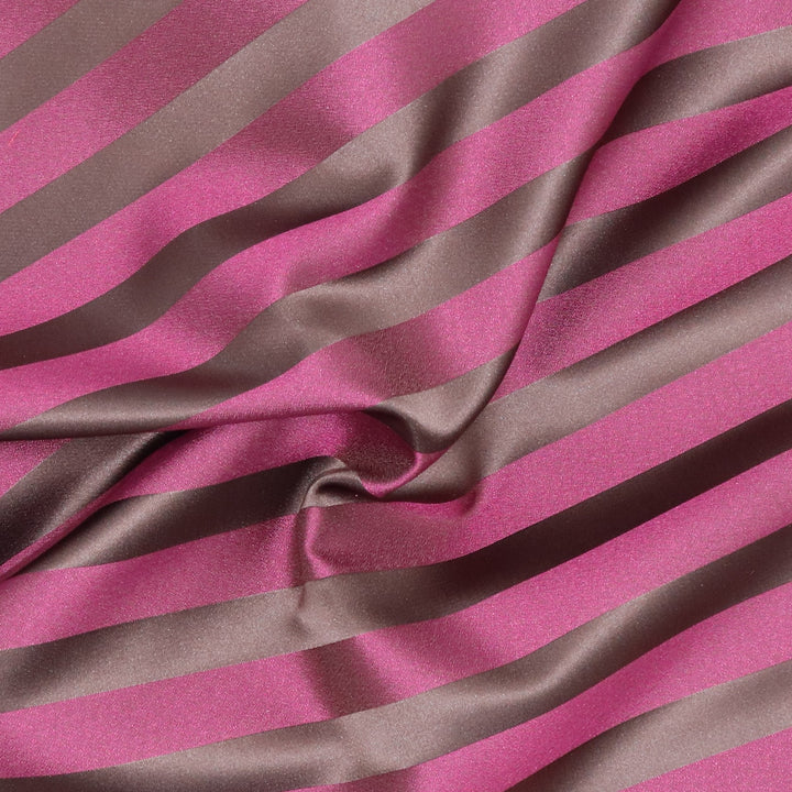REGIMENTAL STRIPE NECKTIE - PINK
