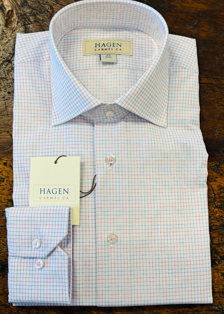 GRID DRESS SHIRT