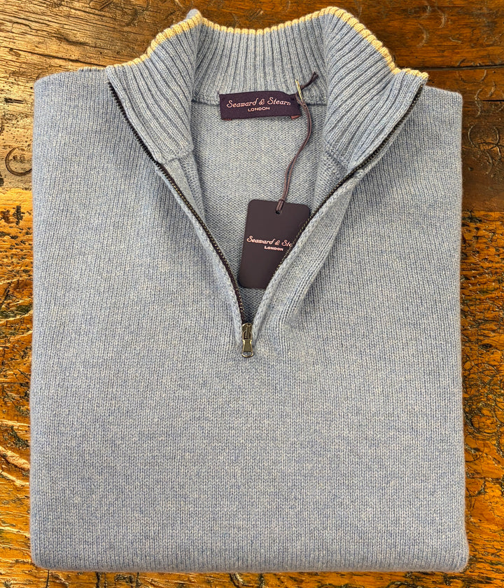 MERINO QRT ZIP SWEATER