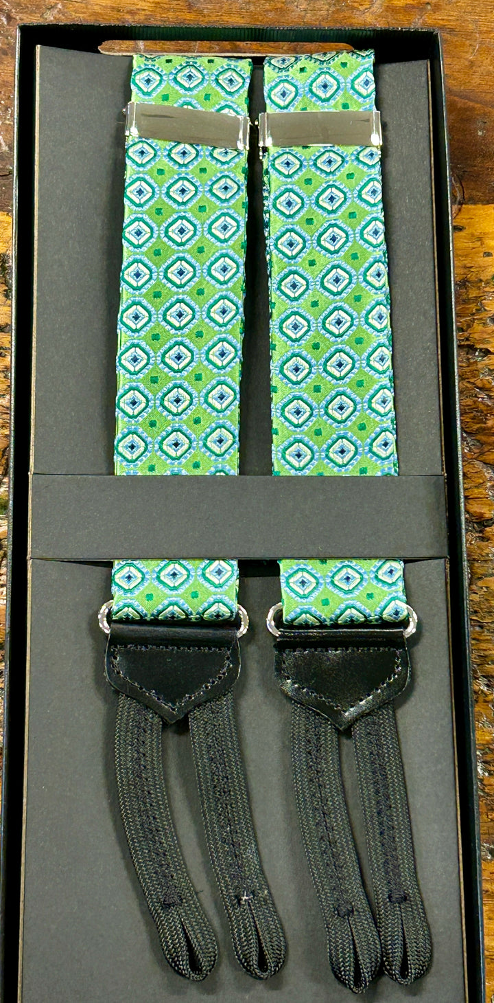 FANCEY BRACES - GREEN