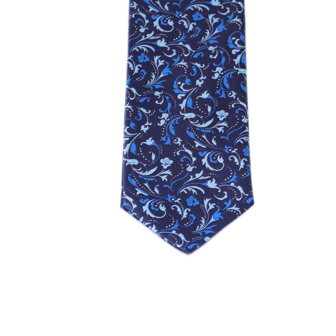 ITALO PAISLEY  NECKTIE - NAVY