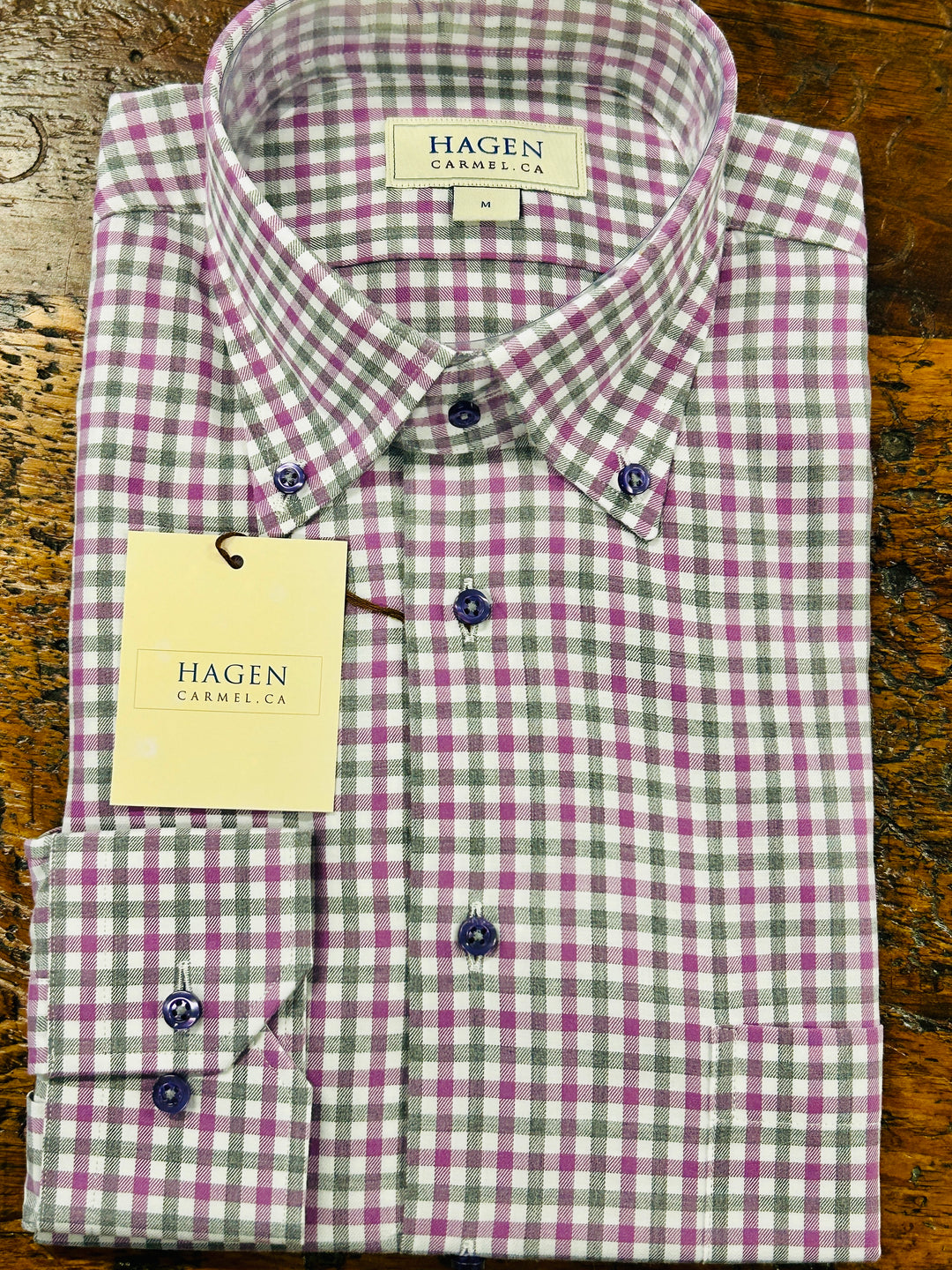 GINGHAM  SPORT SHIRT