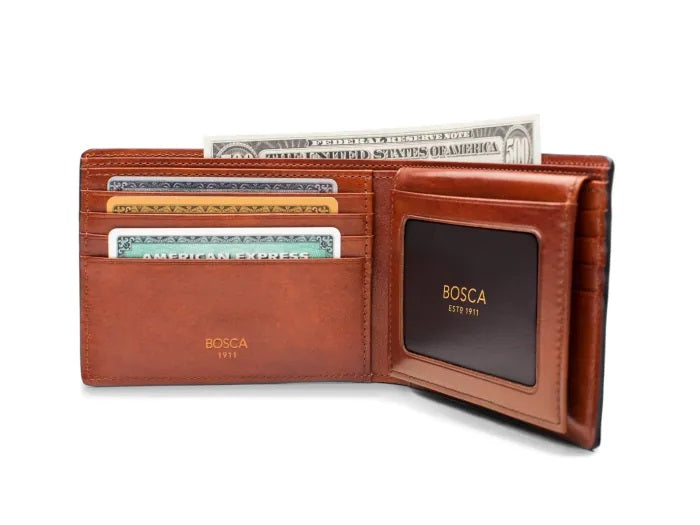 EXEC I.D WALLET W/RFID - AMBER