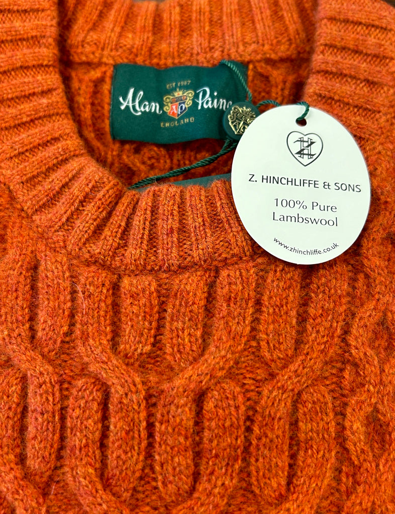 Alan Paine Sweater - Cable Sweater by Alan Paine – Natale's Men's