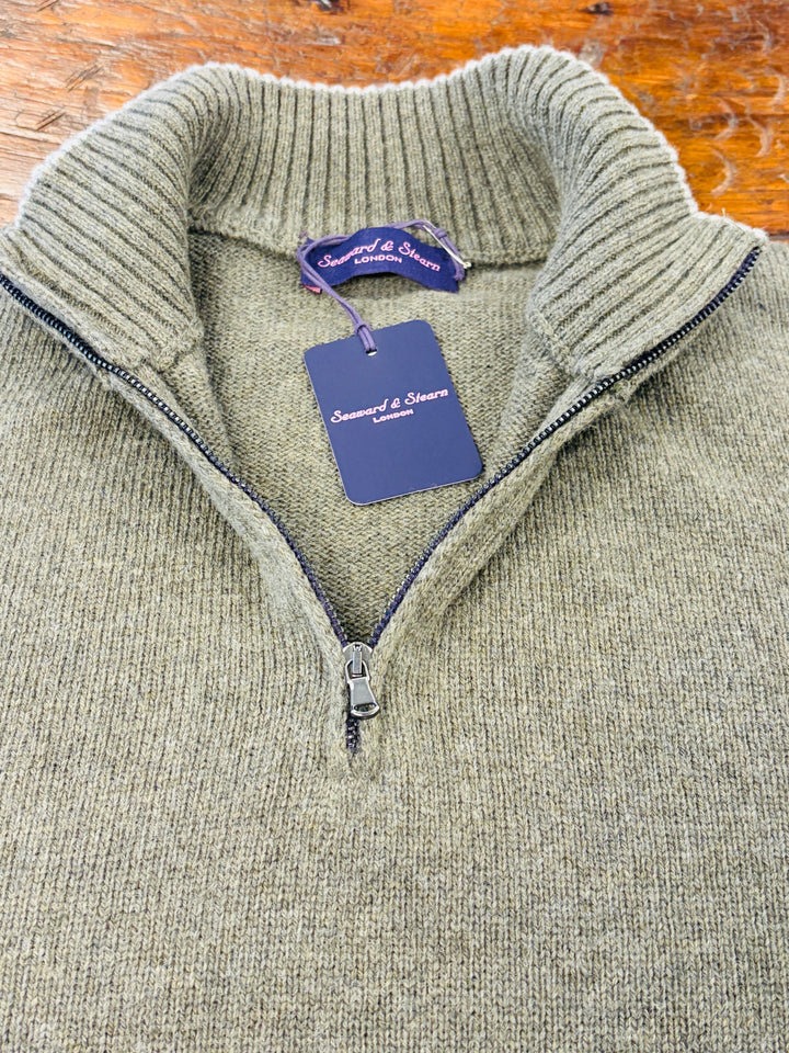 MERINO QRT ZIP SWEATER