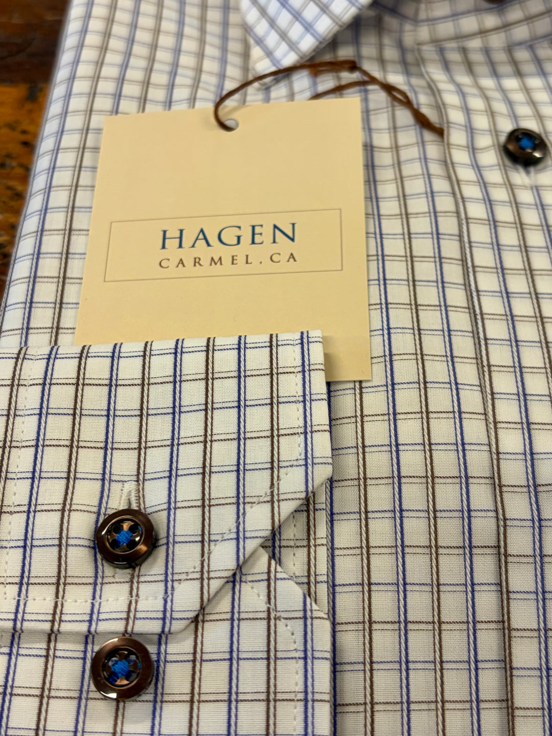 TATTERSALL DRESS SHIRT