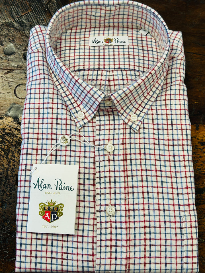 Fancy Button Down Sport Shirt by Alan Paine