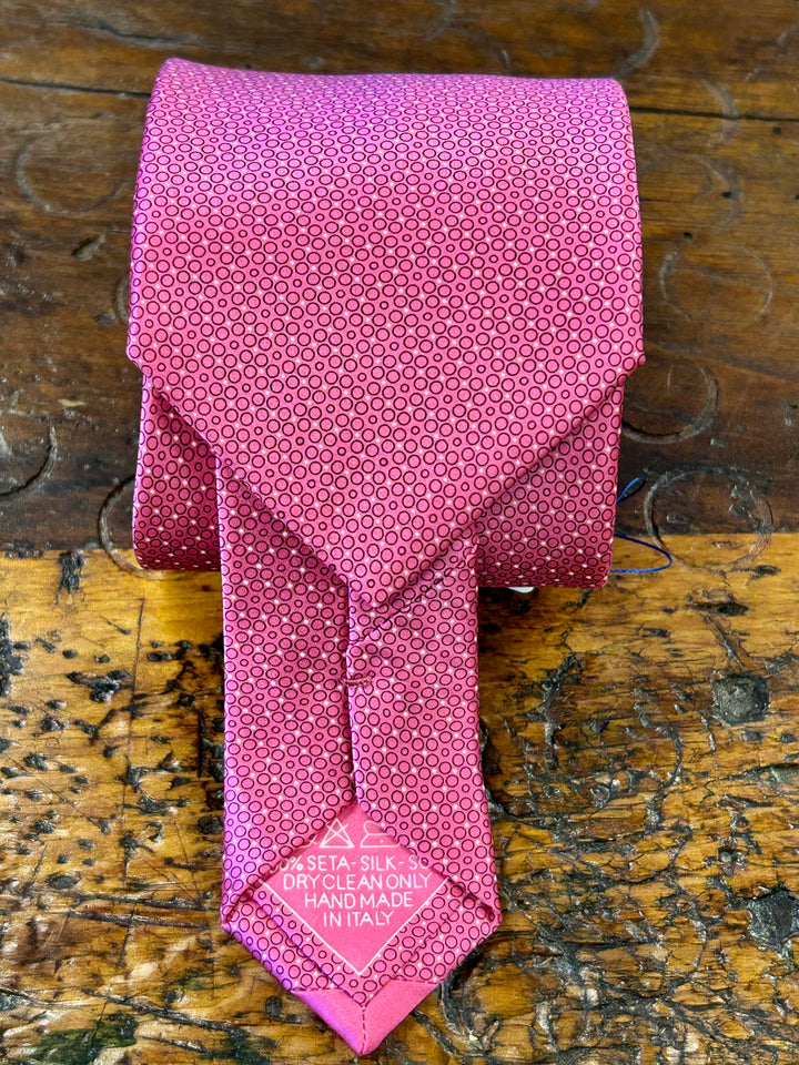 SATIN CIRCLES NECKTIE