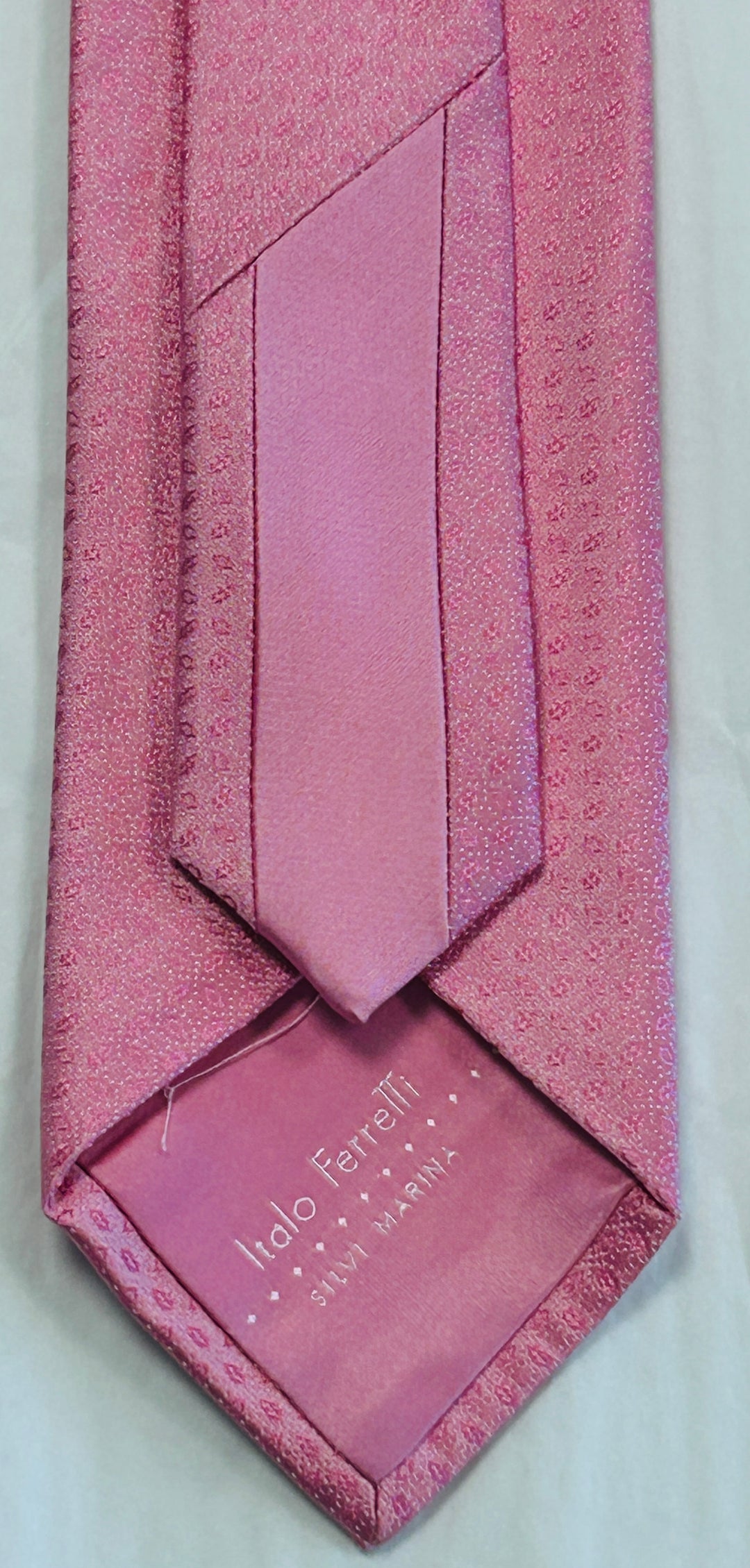 WOVEN NEAT NECKTIE - PINK