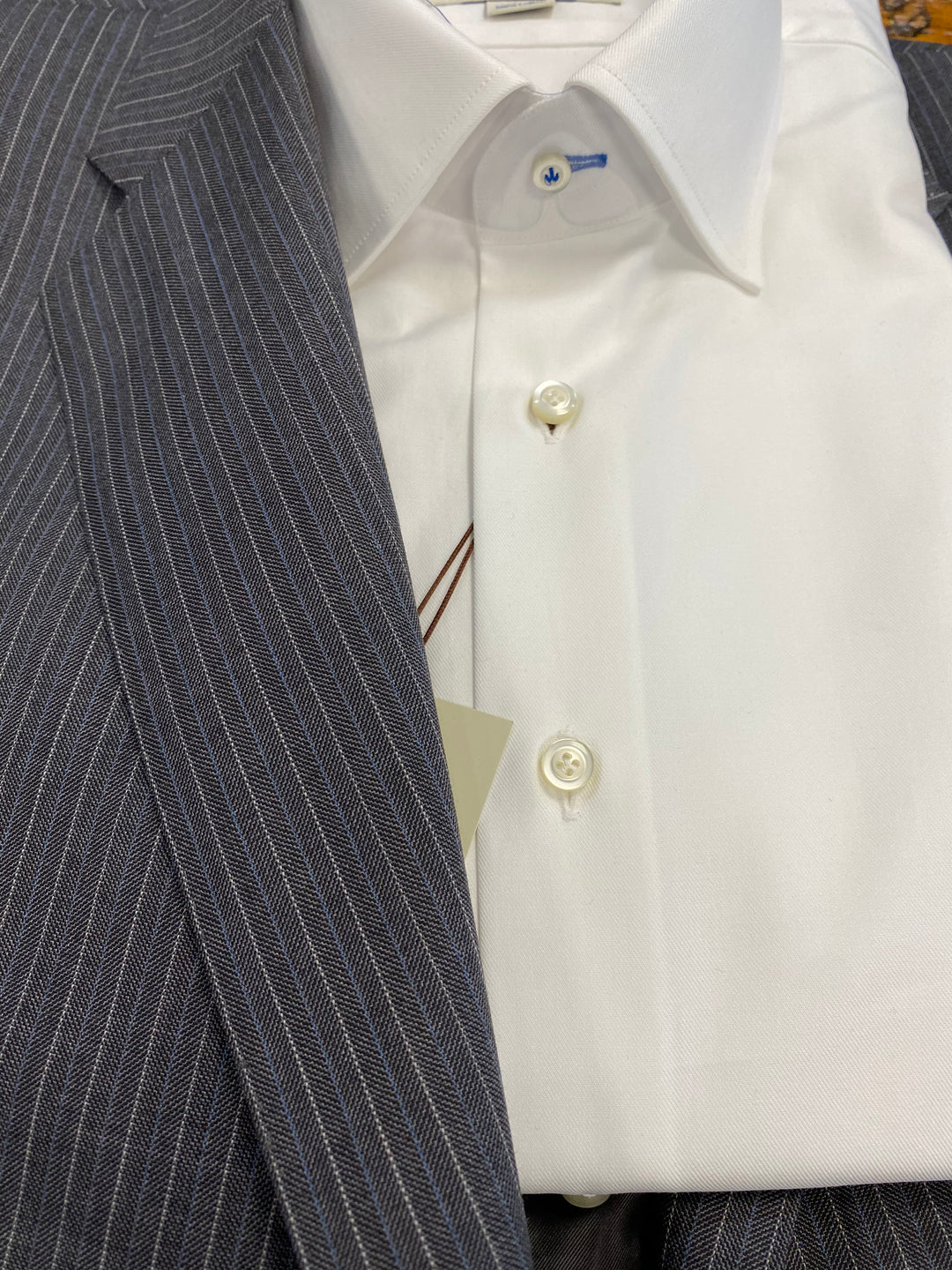GREY MULTI STRIPE SUIT