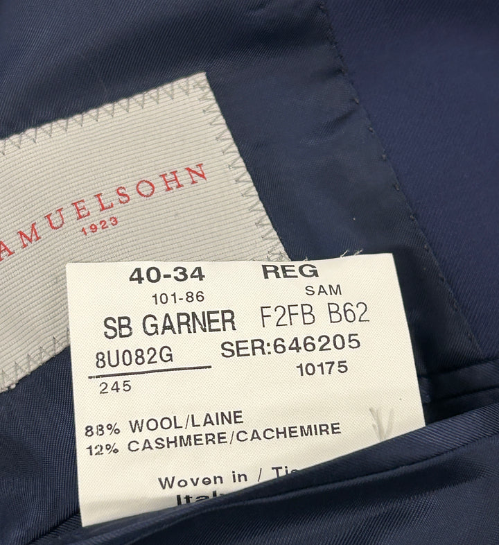 GARNER CASHMERE SUIT
