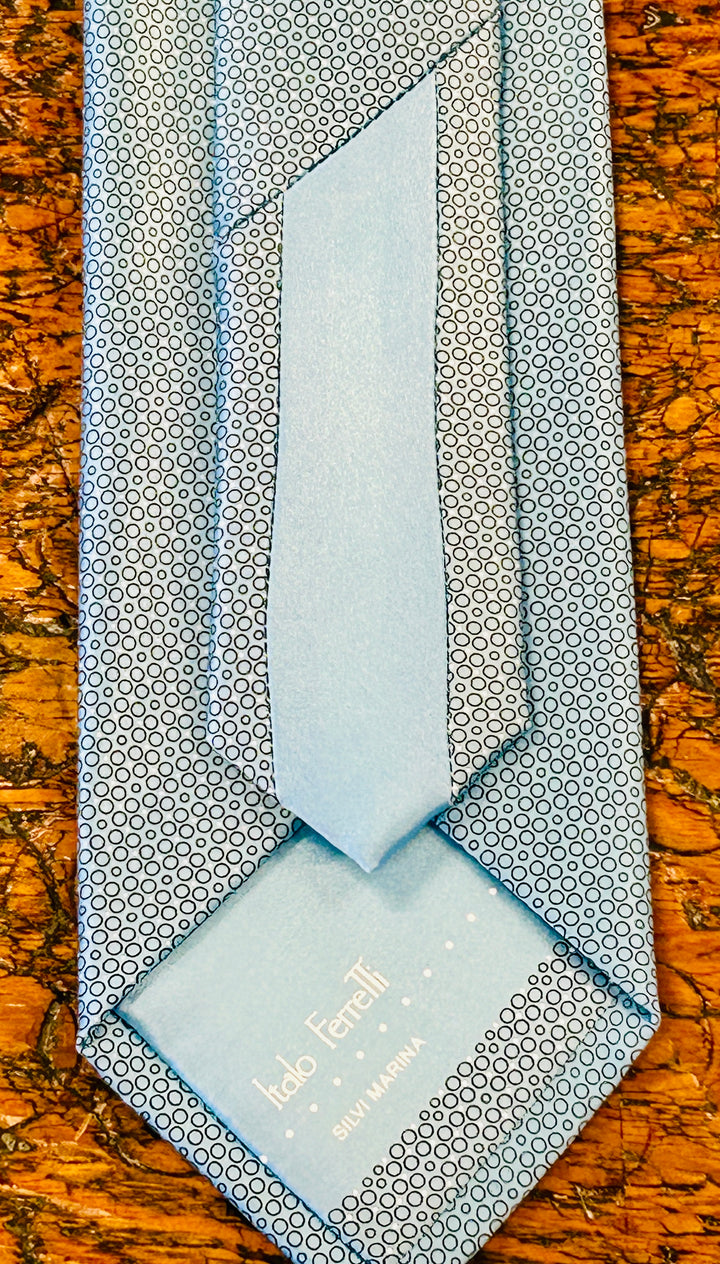 SATIN CIRCLES NECKTIE