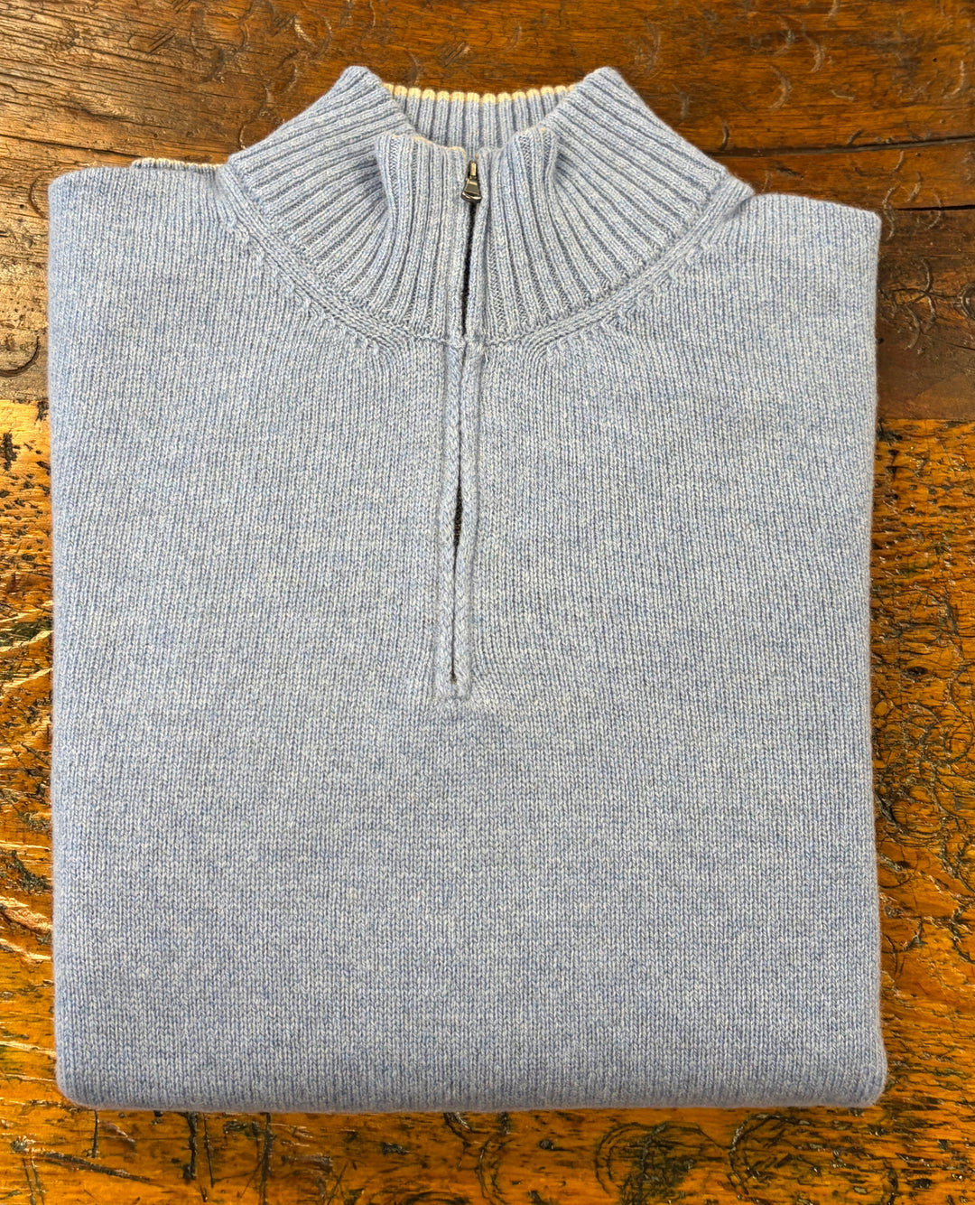 MERINO QRT ZIP SWEATER