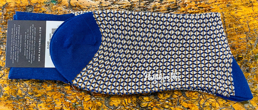 ELGAR DRESS SOCK  - TAN - LARGE (US 11.5-13) - MID-CALF