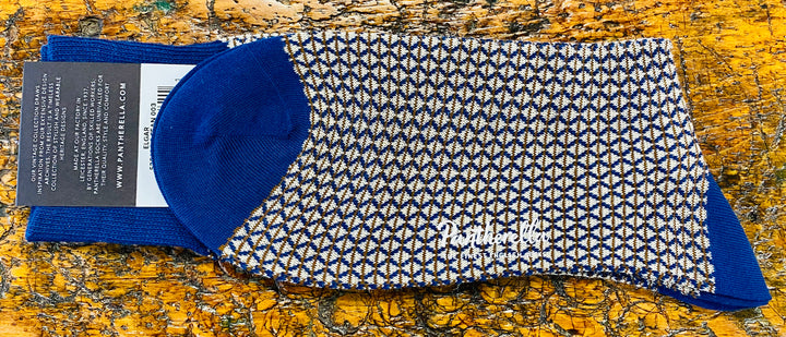 ELGAR DRESS SOCK  - TAN - LARGE (US 11.5-13) - MID-CALF